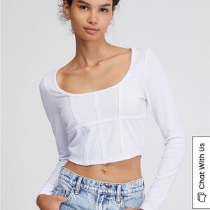 Pacsun Brown Long Sleeve Top